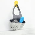 thumbnail image 4 of KYAIGUO 3PCS Kitchen Sink Rack, Sponge Rack, Rubber Soap Rack, Hanging Easy to Clean, Faucet Rack with Drain Hole Square, 4 of 5