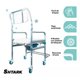 thumbnail image 5 of Silla Para Baño Discapacitados Ducha Comodo Wc Ruedas 3 En 1, 5 of 6