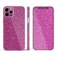 thumbnail image 3 of Design Skinz Sparkling Pink Ultra Metallic Glitter Full Body Skin Decal Wrap Kit Compatible with Apple iPhone 11 (Screen Trim & Back Skin), 3 of 5