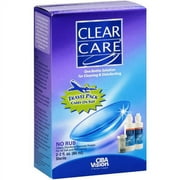 Clear Care CARE Cleaning & Disinfection Solution with Lens Case, Clear, 12 Fl Oz
