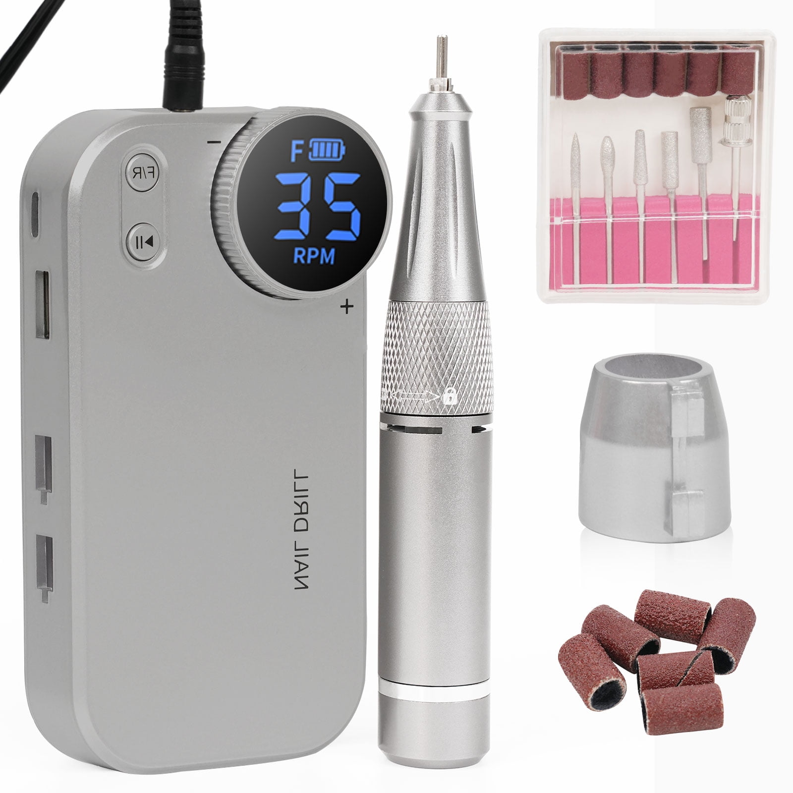 SN357G Rechargeable Airbrush Nail Machine With Portable Electric File And  35000 RPM Drill Machine Perfect Manicure Set For Supplies From Beasy113,  $138.1