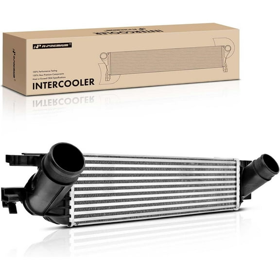 A-Premium Intercooler Compatible with Ford Mustang 2015 2016 2017 2018 2019 2020 2021 2.3L Coupe Convertible Turbocharged