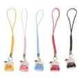 thumbnail image 1 of 5Pcs Fortune Cat Phone Chains Key Backpack Pendants Copper Bell Phone Pendants, 1 of 9