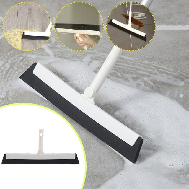 Xihbxyly Raspador de Vidrio, Diseño Flexible de Escobilla de Goma, Secado Sin Vetas, Cobertura de Áreas Extensas, Limpieza Multisuperficie, Baño, Espejo, Vidrio de Auto, Tamaño Compacto, Fácil Manejo