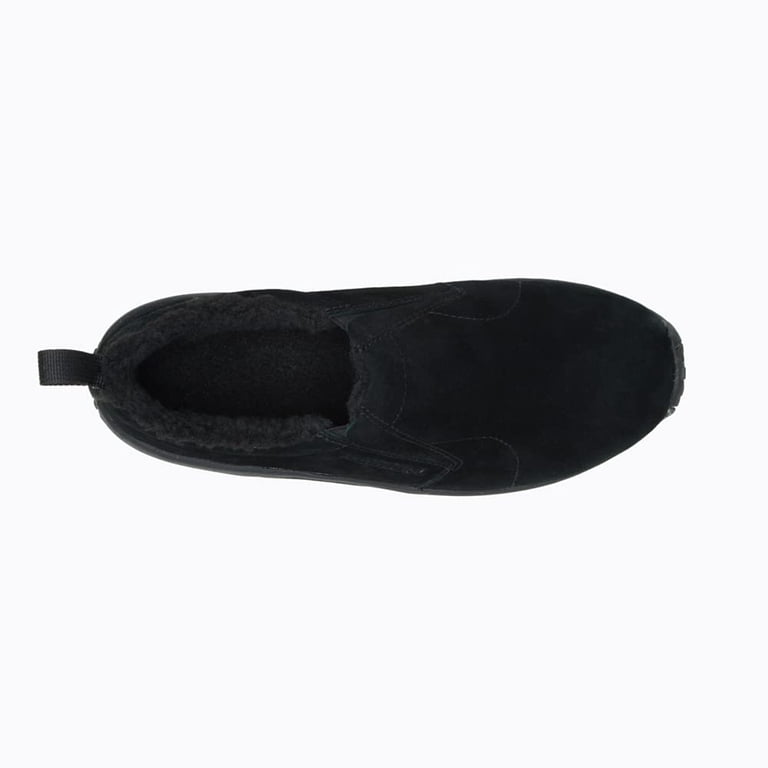 Merrell Jungle Moc Cozy Shoes Mens 10 Black Suede Fleece Lined Slip On J004147 Merrell J004143 Mens Slip On Shoes Jungle Moc Cozy Black US  main image 4
