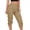 Khaki, variant on Pants for Women Work High Waist Solid Color Paperbag Cargo Jogging Leisure Trousers With Pockets Palazzo Wide Leg Pants