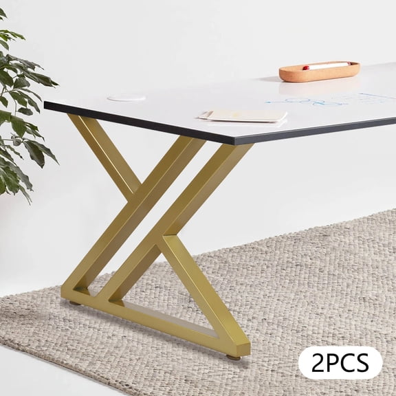 X-Shaped Table Legs 440lb Load-bearing Dining Coffee Table Legs Desk Legs