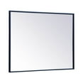 thumbnail image 6 of Home Decorative Modern Metal Frame Rectangle Mirror 27" X 36" - Blue, 6 of 7