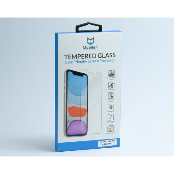 Apple iPhone 12 / iPhone 12 Pro Screen Protector | US Brand 🇺🇸 | Tempered Glass | 9H | High Clarity | Case Friendly | Easy to Install