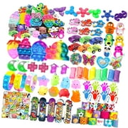 HYKE 128 Piece Toy Assortment for Ages 4-12, Including , Treasure Chest Fillers, Classroom Prizes, Goodie Bag Stuffers, Carnival Rewards, and Easter Basket Fillers
