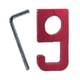 thumbnail image 3 of Motorcycle Bike Hook Assembly for Bottles Bags Handlebar Luggage Hanger Hook red, 3 of 7