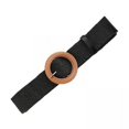 thumbnail image 1 of 2x Cinturón Tejido de Paja Elástico Estiramiento Cinturón de Cintura de Ratán Mujeres Vestido Ajustado Cinturón Hebilla de Madera Cintura Vestido Band 2 piezas, 1 of 8