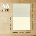 thumbnail image 5 of A6 Blank Cream Folding Greeting Cards | 4.5 x 6 Inches (When Folded) | Durable and Thick 80lb (216gsm) Card Stock | 50 Cards and Envelopes per Pack, 5 of 5