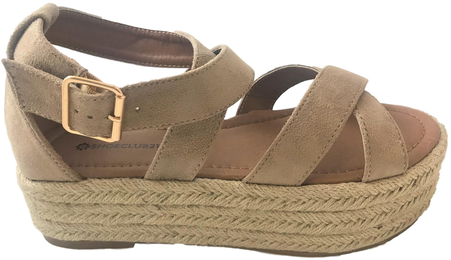 strappy platform open toe buckle platform sandals