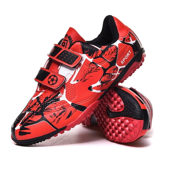 WAYUTE Boys Sneakers Color Block High Top Cleats Football Footwear Non Sports Training Walking Shoes Casual Outdoor