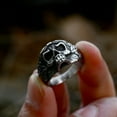 thumbnail image 2 of ZMY Home Sugar Skull Ring Stainless Steel Party Jewelry for Men Women (9), 2 of 7
