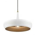 thumbnail image 2 of 49353-03-Livex Lighting-Banbury - 1 Light Pendant In Geometric Style-17.5 Inches Tall and 17 Inches Wide-White/Antique Brass Finish    -Traditional, 2 of 2