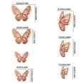 thumbnail image 2 of AURIGATE 3D Butterfly Wall Decor 20 Pcs 5 Styles , Gold Butterfly Decorations for Birthday Party Decorations Cake Decorations, Removable Wall Stickers Decor for Kids Nursery Classroom Wedding Decor, 2 of 5