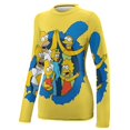 thumbnail image 4 of Simpsons Women's Sunscreen Shirt Long Sleeve Workout Tops Crewneck Soft Comfy Tees Casual T-Shirt S, 4 of 7