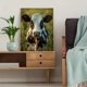 thumbnail image 5 of Qisvanset 12x16 Inch Holstein Spotted Cow Canvas Wall Art, Farm Animal Print Kitchen Green Style Home Decor, 5 of 8