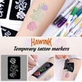 thumbnail image 4 of Marcadores temporales para tatuajes Hawink ZYH2208001KIT, 10 plantillas para cuerpo y 56 plantillas, 4 of 8