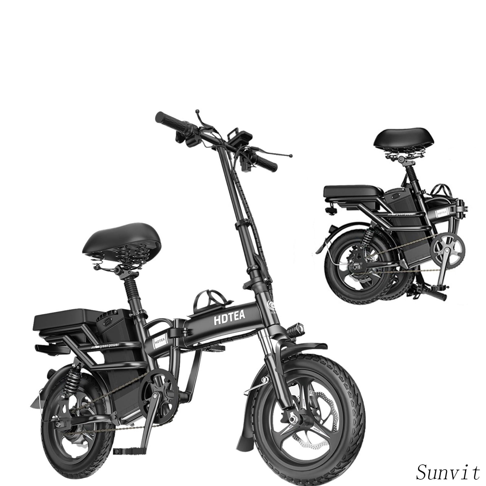 Sunvit Electric Bikes for Folding, 350W 