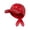 Red, variant on CSStudio Unisex Paisley Print Bandana Headscarf with Brim, Outdoor Sun Visor Hat, Hop Adjustable Lightweight Summer Head Wrap Cap