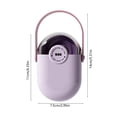 thumbnail image 3 of Jabonera portátil con tapa – Almacenamiento de jabón a prueba de fugas con drenaje para viajes, baño o lavabo – Soporte de plástico para jabón con drenaje rápido y base antideslizante, 3 of 6