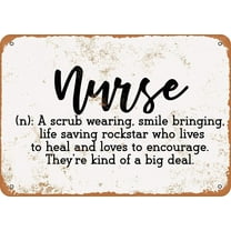 Retro Decor Tin Signs,“Nurse Appreciation Sign”,for garage,bar,restaurant,living room,bedroom,kitchen,cafe,bar,8×12inch