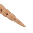 thumbnail image 3 of Round Hair Brush Nylon Bristles Wood Barrel Comfortable Grip Professional Styling Tool for Salon Use, 3 of 4