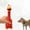 C, variant on SIfdSeng Dogs Puppy Squeak Toys Screaming Rubber Chicken Toy for Dogs Latex Squeaker Chew Training Products Puppy Enrichment Toys Cute Dog Toys Interactive Dog Toy
