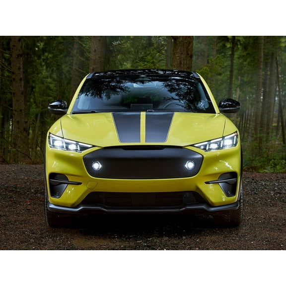 For The BlingLights LED Halo Grille Fog Lamps Lights for 2024 2025 Ford Mach-E Rally