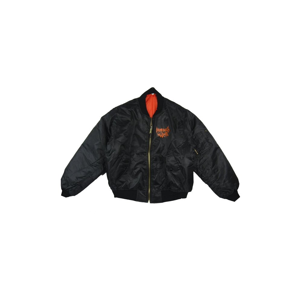 Motionless In White Motionless In White Pumpkin Black Bomber Jacket
