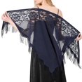 thumbnail image 1 of Stylish Triangle Shawl Scarf Perfect for Weddings and Formal Gatherings, 1 of 2