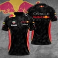 thumbnail image 2 of F1 Oracle Red Bull Racing Team Tag Heuer Mobil 1 Print 3D Camo Hombres Mujeres Casual Camiseta Verano Fórmula One Ropa Topspangjing, 2 of 3