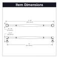 thumbnail image 5 of Belwith Keeler B077278-SS 18 in. Fuller Center to Center Pull - Stainless Steel, 5 of 7