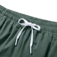 thumbnail image 5 of Mens Running Shorts 3" Quick Dry Elastic Waist Reflective Strip with Pockets Short Pants Fathers Gifts, 5 of 6