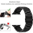 thumbnail image 3 of Correas compatibles con Apple Watch de 38 mm, 40 mm y 41 mm, correas de iWatch de acero inoxidable para Apple Watch Series 7/6/5/4/3/2, 38 mm, 40 mm y 41 mm, 3 of 5