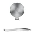 thumbnail image 1 of Stainless Steel Heat Diffuser Disc With Long Handle For Gas And Induction Cookers,Aluminum Core For Even Heat,Versatile Adapter For Various Pans,Safe Grip,Hanging Storage,Efficient Cooking Aid, 1 of 7