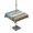 Brown Grey, variant on Outdoor Table Cloth with Umbrella Hole and Zipper, Colorful Spring Floral Waterproof Round Tablecloth 54 Inch, Summer Botanical Oil Painting Washable Table Cover for Outside Party Patio Picnic