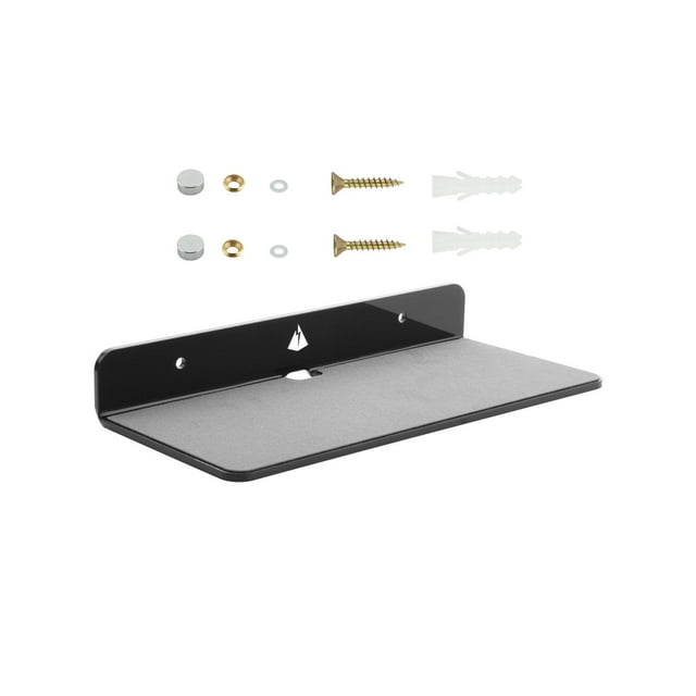 Miulika Bluetooth Speaker Stand, Universal Acrylic Design, Durable and Space Saving, Black