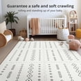 thumbnail image 5 of PIGLOG Baby Play Mat, 72" x 48" Extra Large Foam Floor Mat for Crawling, 6 Interlocking Tiles, Non-Slip Waterproof Surface, Easy to Clean - Bohemia Pattern for Nursery, Playroom, Indoor & Outdoor, 5 of 7