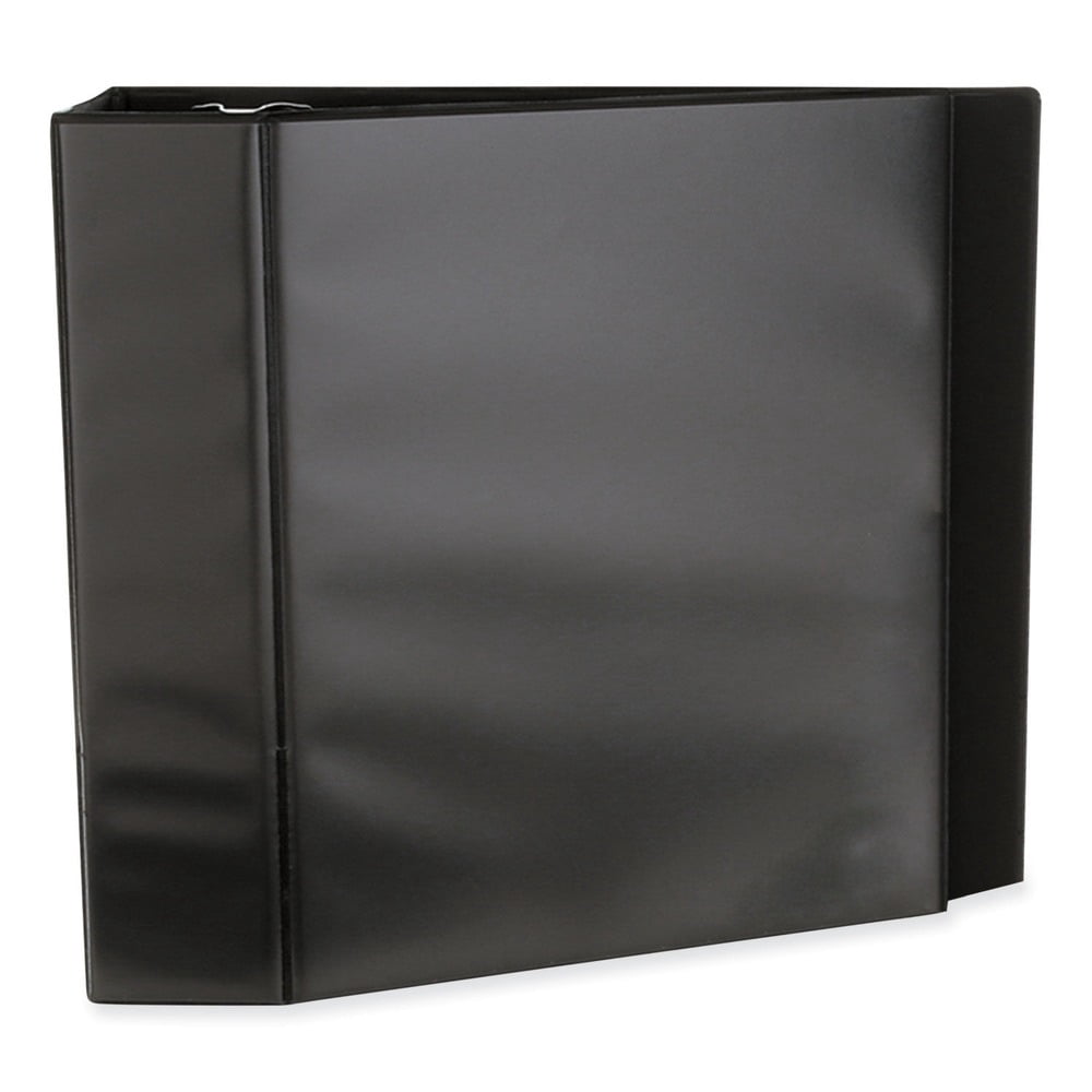 Universal UNV20998 11 in. x 8.5 in. 5 in. Capacity 3 Rings Slant-Ring View Binder - Black