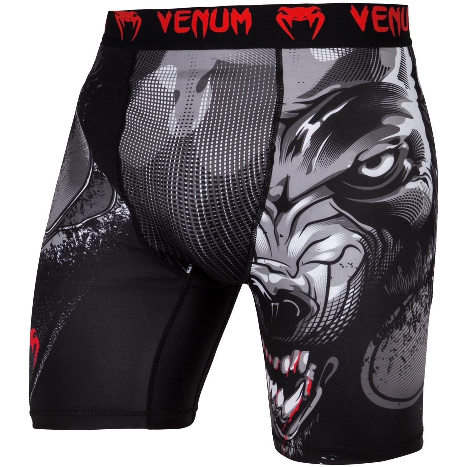 Venum Mens Werewolf Vale TUDO Shorts MMA BJJ Black//Grey VENUM-03340-109-XL