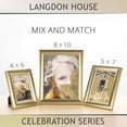 thumbnail image 4 of Langdon House Picture Frame, Gold, Set of 3, 4 of 7