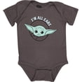 thumbnail image 4 of Star Wars Baby Boys' Baby Yoda 3-Pack Bodysuits - multi, 6 - 9 months (Newborn), 4 of 6
