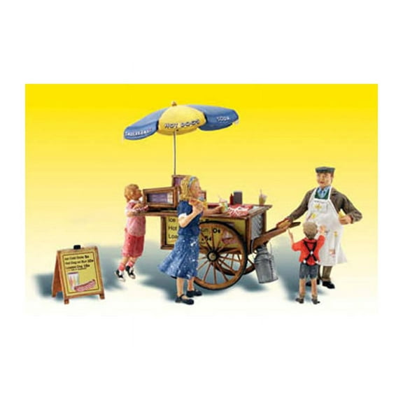 Woodland Scenics Wally's Wiener Wagon New