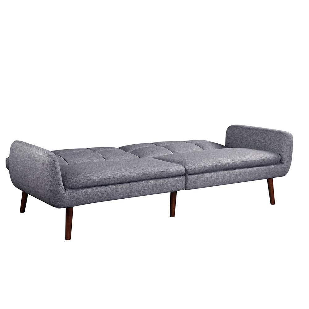 Kepooman Reversible Sectional Sofa, Modern PU Leather Sleeper Sofa With Metal Legs, Sofa Bed for Living Room and Office, #2PU Black Kepooman Reversible Sectional Sofa, Modern PU Leather Sleeper Sofa With Metal Legs, Sofa Bed for Living Room and Office, #2PU Black