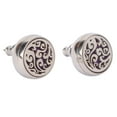 thumbnail image 1 of Boucles d'Oreilles à l'Huile Essentielle Mode Portable Forme Ronde Mini Ear Stud Aromathérapie pour les Femmes Type 1, 1 of 14