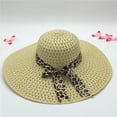 thumbnail image 4 of Kelon Summer Sun Hat, Foldable Wide Brim Straw Hat, Woven Beach Travel Cap, UV Protection Outdoor Headwear for Men Women, One Size Sun Hats, 4 of 4